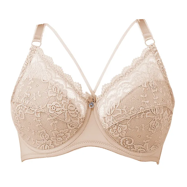Sexy Plus Size Bras For Women Deep V Bra Lace C D E Cup Brassiere Underwire Lingerie Best