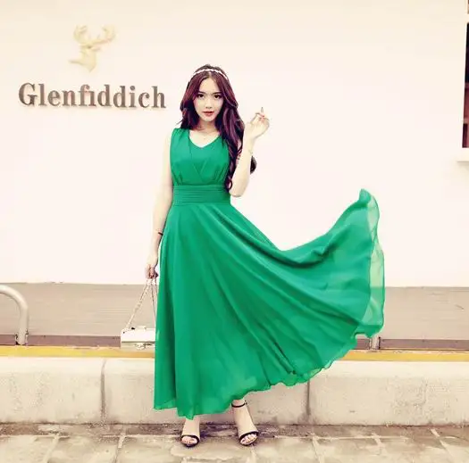 Summer Maxi Dresses Fashion Sleeveless White Green Yellow Boho Bohemian Beach Chiffon Long Dress Plus Size XXXL 4XL 5XL Vestidos
Summer Maxi Dresses Fashion Sleeveless White Green Yellow Boho Bohemian Beach Chiffon Long Dress Plus Size XXXL 4XL 5XL Vestidos