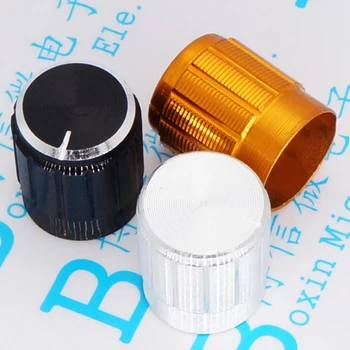 Aluminum Alloy Knob Cap 15 * 17 Potentiometer Knob 15 * 17 Rotating Button Aperture 6MM Aluminum cap
Aluminum Alloy Knob Cap 15 * 17 Potentiometer Knob 15 * 17 Rotating Button Aperture 6MM Aluminum cap