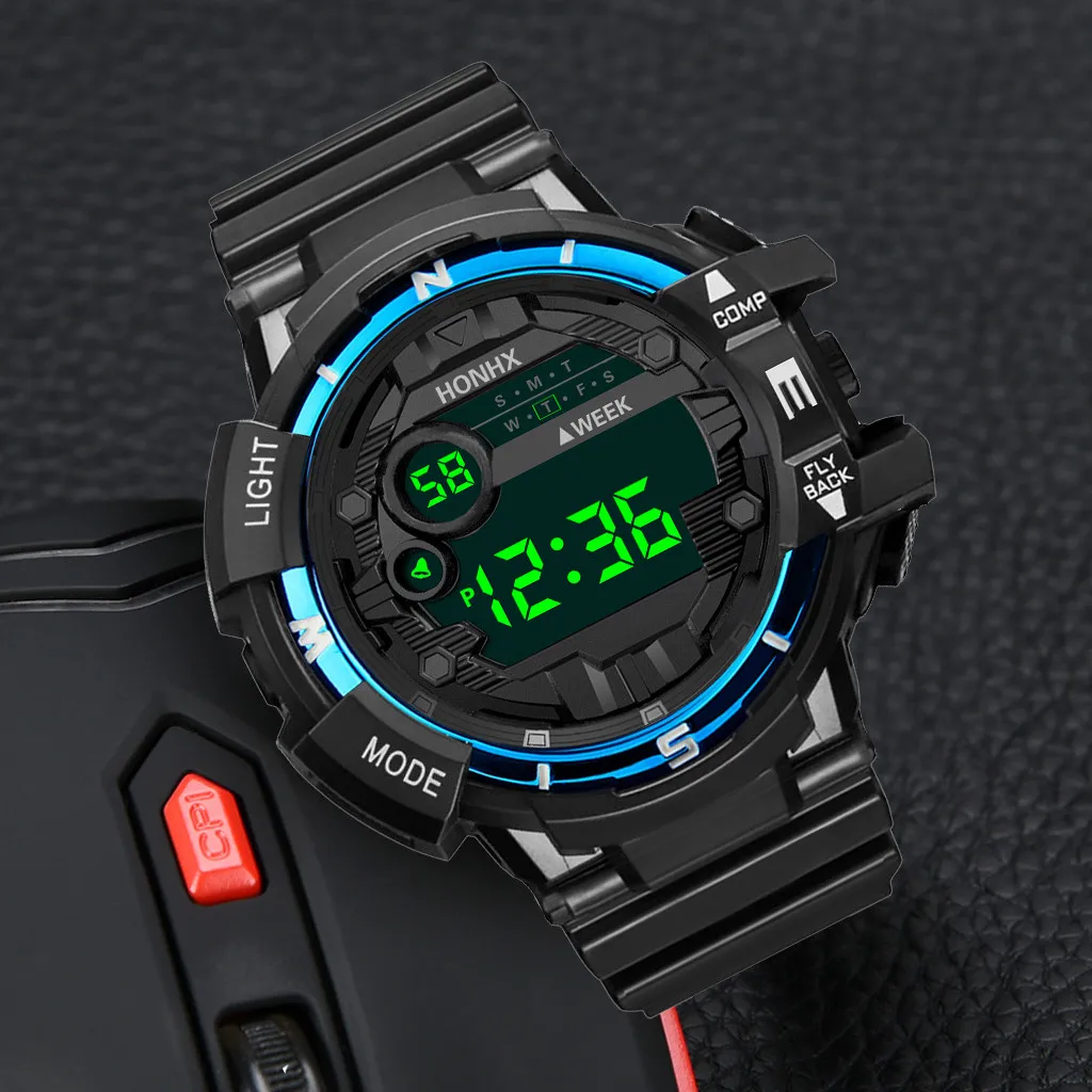 Fashion Men Waterproof LED Digital Date Military Sport Rubber Quartz Watch Alarm sport watch Electronic digital Watch gifts Men'
Fashion Men Waterproof LED Digital Date Military Sport Rubber Quartz Watch Alarm sport watch Electronic digital Watch gifts Men'