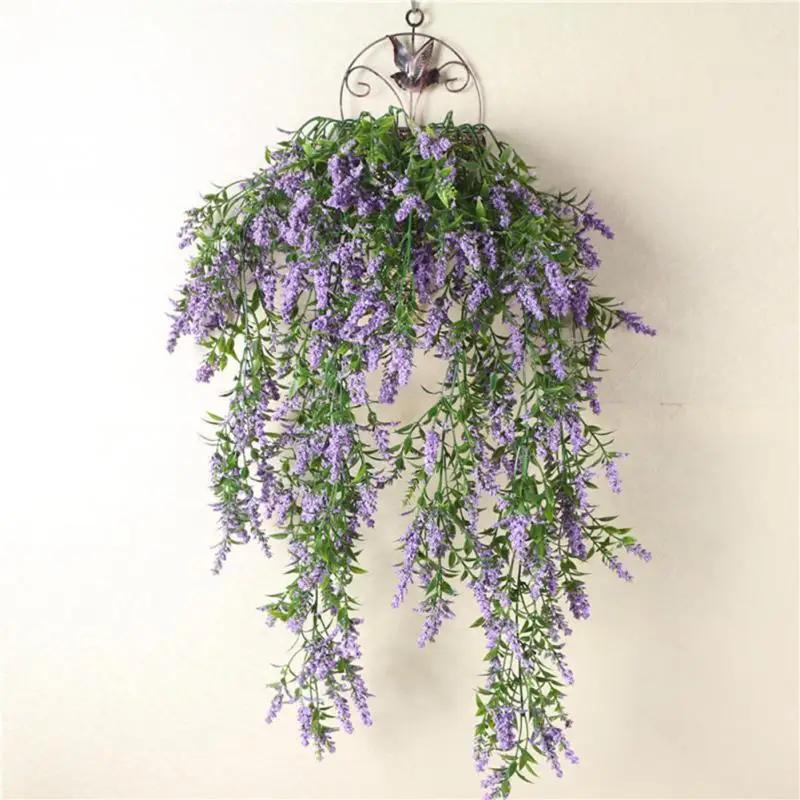 Artificial hanging flowers 80cm lavender flower stamen Plants with Leaves Vine bunches Party Home Garden decoration rattan
Artificial hanging flowers 80cm lavender flower stamen Plants with Leaves Vine bunches Party Home Garden decoration rattan