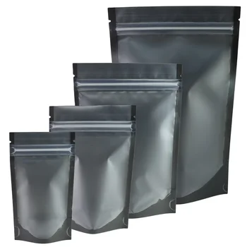Matte Black Clear Front Zip Lock Stand Up Pouches Coffee Bean packaging Kitchen Storage Bag food pouch 100pcs
Matte Black Clear Front Zip Lock Stand Up Pouches Coffee Bean packaging Kitchen Storage Bag food pouch 100pcs