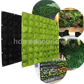 72 Pockets Hanging Garden Wall Flower Planter Bag Indoor/Outdoor Herb Pot for Home Yard DEcor Wall Ornament
72 Pockets Hanging Garden Wall Flower Planter Bag Indoor/Outdoor Herb Pot for Home Yard DEcor Wall Ornament