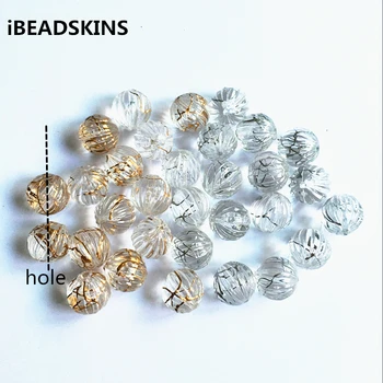 New arrival! 12mm 480pcs/lot clear with gold/silver wire drawing effec round pumpkin shape beads (Design as shown)#4007
New arrival! 12mm 480pcs/lot clear with gold/silver wire drawing effec round pumpkin shape beads (Design as shown)#4007