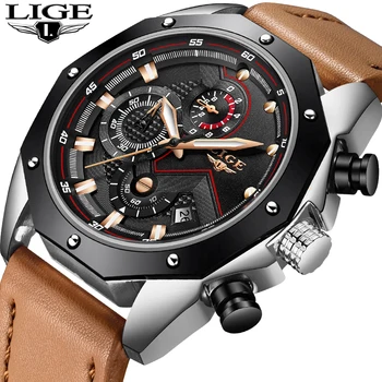 Relogio Masculino LIGE Men Watches Male Military Waterproof Leather Sport Watch Men Top Brand Luxury Fashion Quartz Gold Watch
Relogio Masculino LIGE Men Watches Male Military Waterproof Leather Sport Watch Men Top Brand Luxury Fashion Quartz Gold Watch