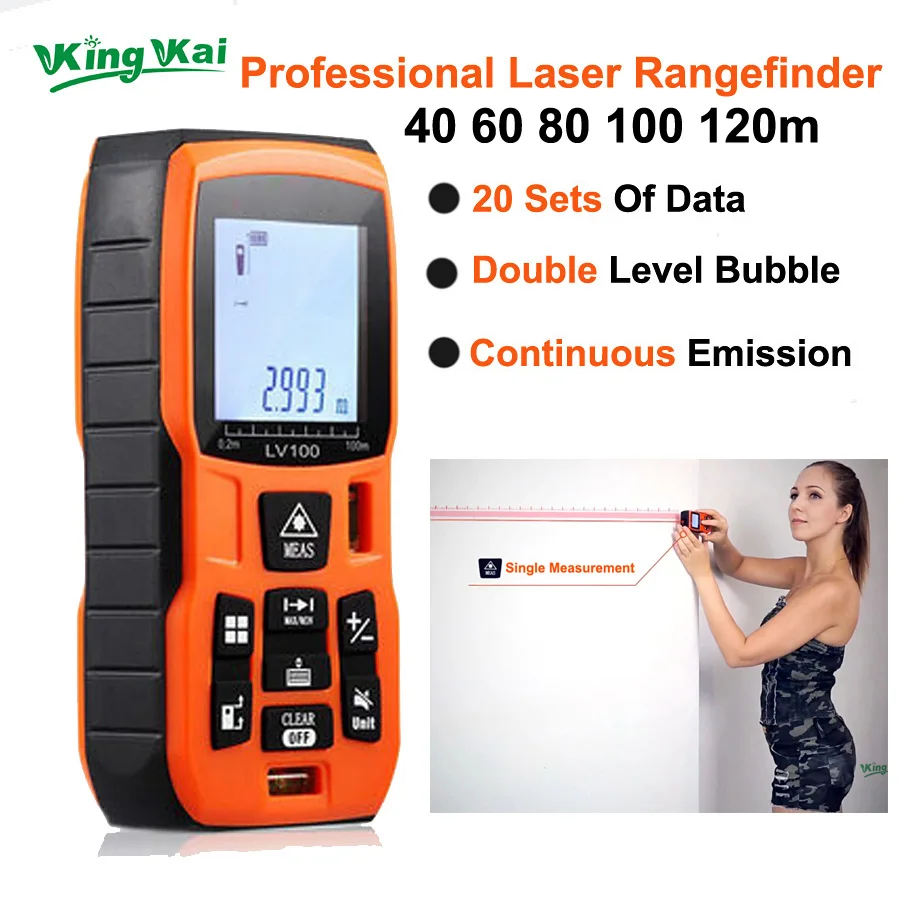 40m 60m 80m 100m 120m Waterproof Digital Laser Distance Rangefinder Tape Measure Area volume Tool Digital Tape ruler Measure
40m 60m 80m 100m 120m Waterproof Digital Laser Distance Rangefinder Tape Measure Area volume Tool Digital Tape ruler Measure
