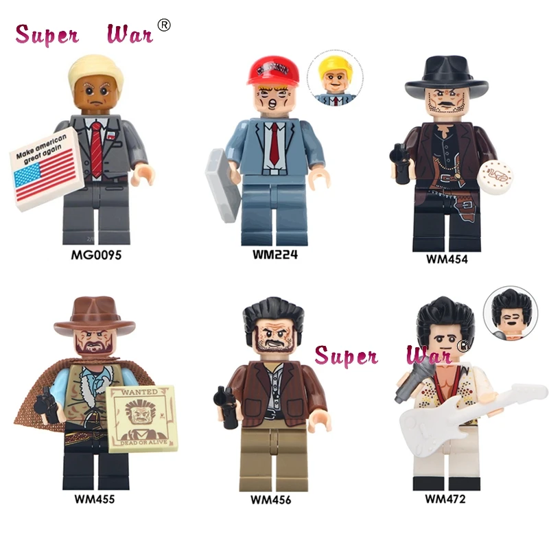 Single Donald Trump Aron Cowboy Halloween The Horror Theme Movie building blocks bricks toys for children
Single Donald Trump Aron Cowboy Halloween The Horror Theme Movie building blocks bricks toys for children