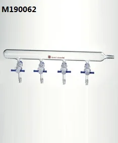 M190062 Vacuum manifold, Teflon stopcocks, number of ports:6, stopcock bore:2mm Right hose
M190062 Vacuum manifold, Teflon stopcocks, number of ports:6, stopcock bore:2mm Right hose