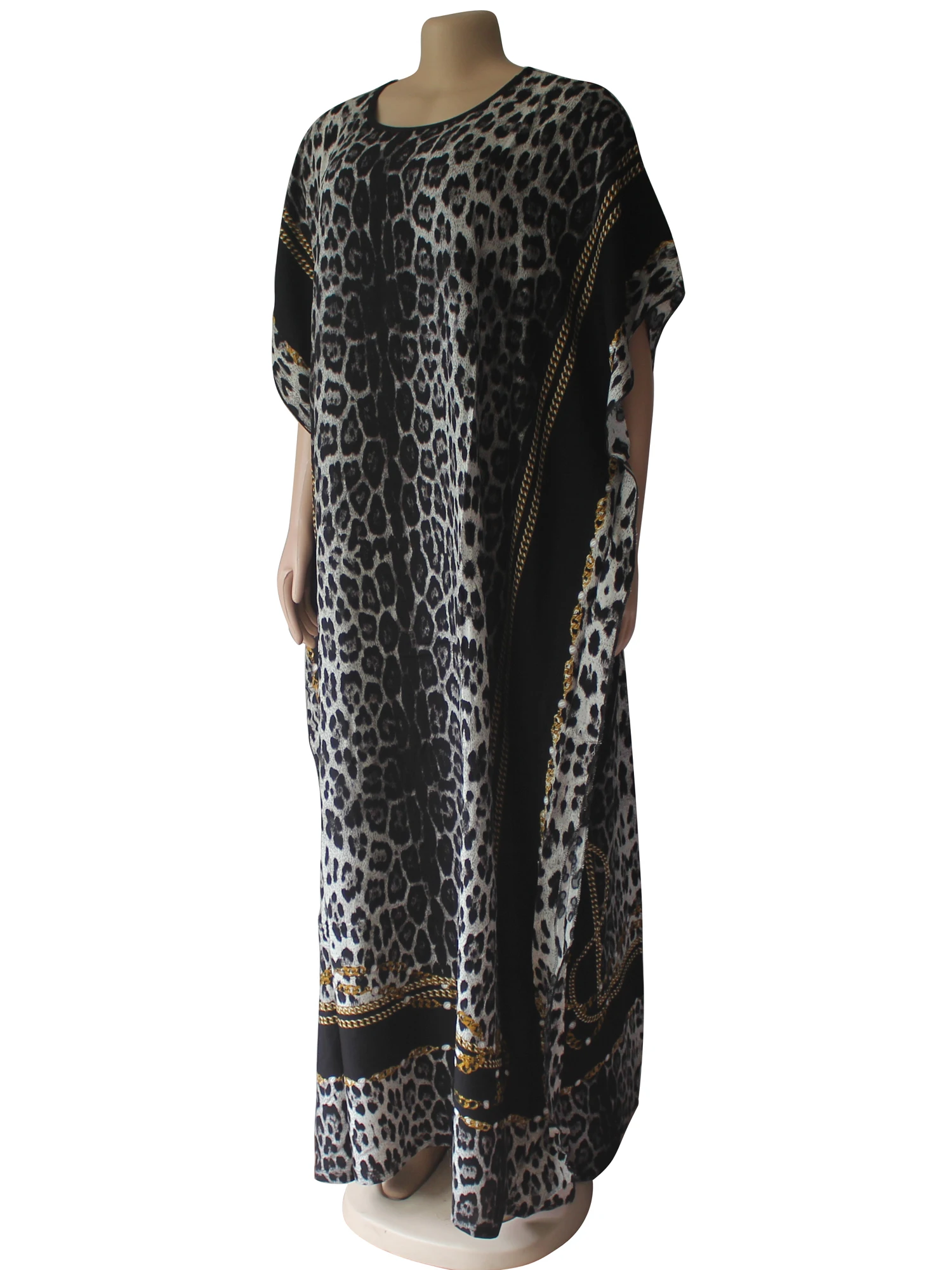 plus size Dashikiage Leopard Chain Printed summer Maxi dress women robe femme vestidos
plus size Dashikiage Leopard Chain Printed summer Maxi dress women robe femme vestidos