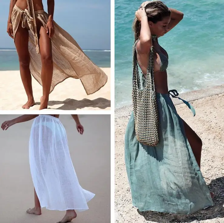 2019 New Long White Khaki Beach Cover Up Sexy Swimsuit Cover Ups Beach Dress See Through Bikinis Hot Tunic Women Sarong
2019 New Long White Khaki Beach Cover Up Sexy Swimsuit Cover Ups Beach Dress See Through Bikinis Hot Tunic Women Sarong