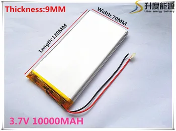 Polymer battery 10000 mah 3.7V 9070130 smart home MP3 speakers Li-ion battery for dvr,GPS,mp3,mp4,cell phone,speak
Polymer battery 10000 mah 3.7V 9070130 smart home MP3 speakers Li-ion battery for dvr,GPS,mp3,mp4,cell phone,speak