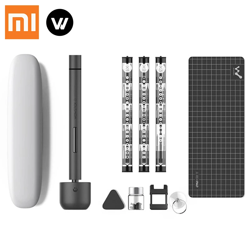 New Xiaomi Mijia Wowstick 1F Pro Electric Screwdriver 64 In 1 Cordless Rechargeable Lithium Battery Powered LED Screw driver Kit
New Xiaomi Mijia Wowstick 1F Pro Electric Screwdriver 64 In 1 Cordless Rechargeable Lithium Battery Powered LED Screw driver Kit