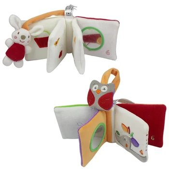 Candice guo baby rattle toy cartoon animal plush soft book rabbit bunny owl bird infant gift with BB sound safe mirror 2pcs/lot
Candice guo baby rattle toy cartoon animal plush soft book rabbit bunny owl bird infant gift with BB sound safe mirror 2pcs/lot