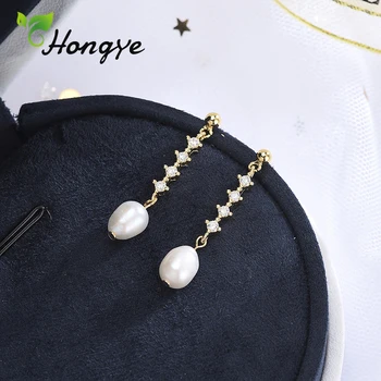 Trendy Quality Zircon Drop Earrings Baroque Pearl Pendant Dangler Women Romantic Fashion Ear Jewelry Gold Color Brinco Gift
Trendy Quality Zircon Drop Earrings Baroque Pearl Pendant Dangler Women Romantic Fashion Ear Jewelry Gold Color Brinco Gift
