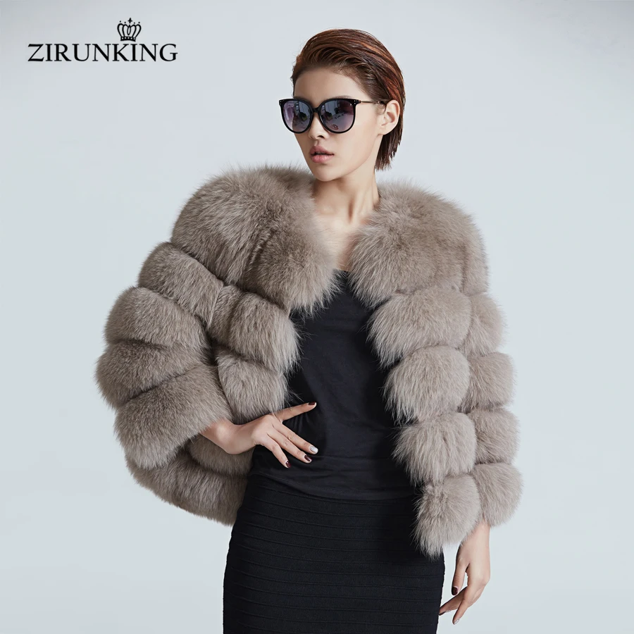 ZIRUNKING Women Warm Real Fox Fur Coat Short Winter Fur Jacket Outerwear Natural Blue Fox Fur Coats for Women ZC1636
ZIRUNKING Women Warm Real Fox Fur Coat Short Winter Fur Jacket Outerwear Natural Blue Fox Fur Coats for Women ZC1636