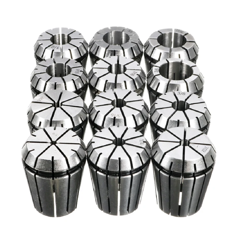 New 12pcs/SET Precision Imperial ER32 Collet 1/8 " to 3/4 " CNC Milling Lathe Dropshiping
New 12pcs/SET Precision Imperial ER32 Collet 1/8 " to 3/4 " CNC Milling Lathe Dropshiping
