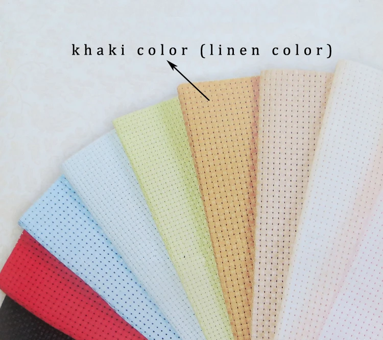 Top Quality 14ST 14CT cross stitch canvas fabric khaki color, linen color any size 100cmx150cm
Top Quality 14ST 14CT cross stitch canvas fabric khaki color, linen color any size 100cmx150cm