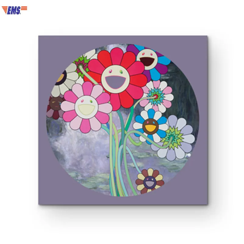 KAWS Takashi MURAKAMI X Claude Monet Water Lily & Sun Flower Impressionism Decorative Picture Creative Frameless Painting X1173
KAWS Takashi MURAKAMI X Claude Monet Water Lily & Sun Flower Impressionism Decorative Picture Creative Frameless Painting X1173