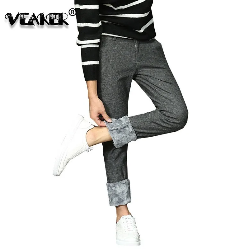 Winter Warm Fleece Pants Mens Thick Pants 2019 New Blue Black Grey Male Trousers Casual Fleece Business Straight Pants Plus Size
Winter Warm Fleece Pants Mens Thick Pants 2019 New Blue Black Grey Male Trousers Casual Fleece Business Straight Pants Plus Size