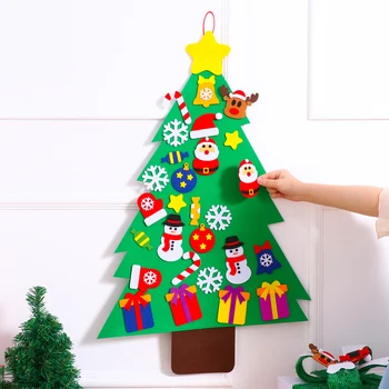 UNOMOR 31PCS Santas Tree Diy Felt Christmas Tree With Ornaments Magic Christmas Jigsaw Puzzle Deco Friends Kids Xmas Gift Toy
UNOMOR 31PCS Santas Tree Diy Felt Christmas Tree With Ornaments Magic Christmas Jigsaw Puzzle Deco Friends Kids Xmas Gift Toy