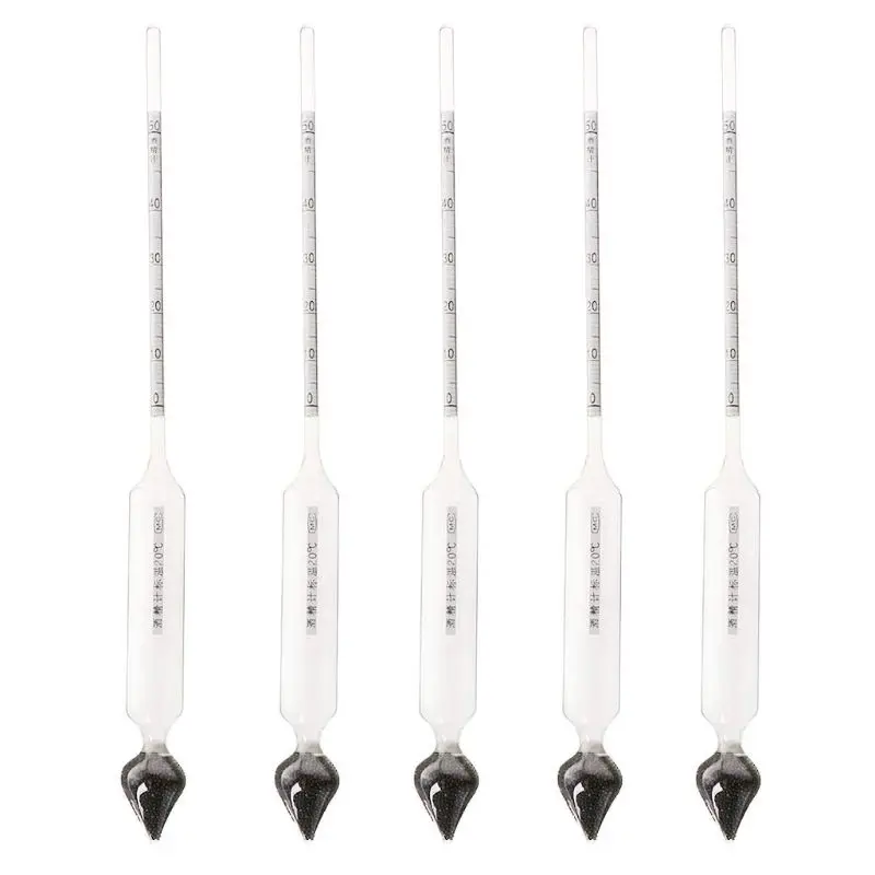 5 Pcs Hydrometer Tester Vintage Tools Alcoholmeter Alcohol Meter Wine Concentration Meter 0-50 hydrometer alcohol Tools
5 Pcs Hydrometer Tester Vintage Tools Alcoholmeter Alcohol Meter Wine Concentration Meter 0-50 hydrometer alcohol Tools