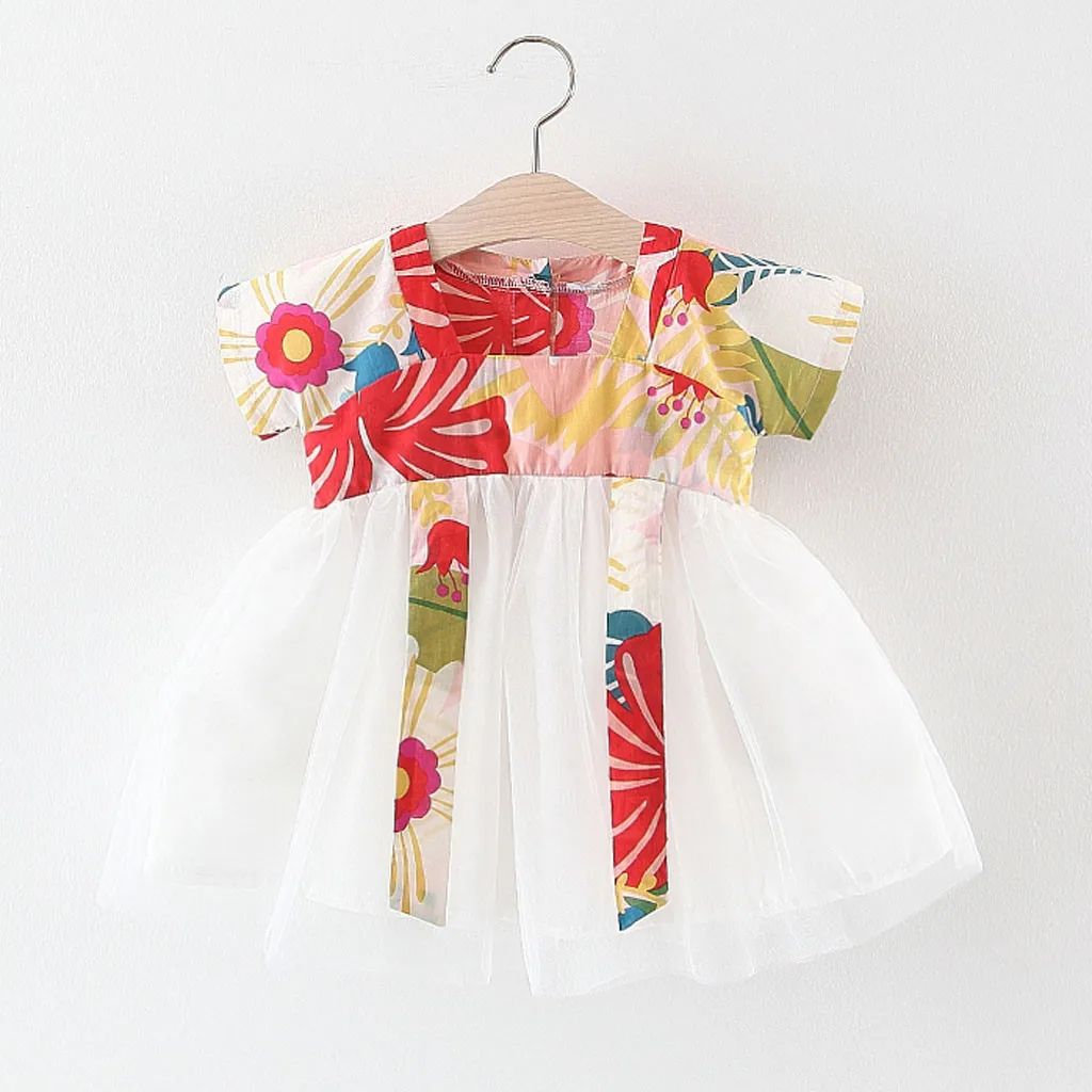 Summer Children Girls Dresses Party Floral Patchwork Tulle Princess Baby Girl Dress For New Born Kids Girls Clothes 1 2 3 Years
Summer Children Girls Dresses Party Floral Patchwork Tulle Princess Baby Girl Dress For New Born Kids Girls Clothes 1 2 3 Years