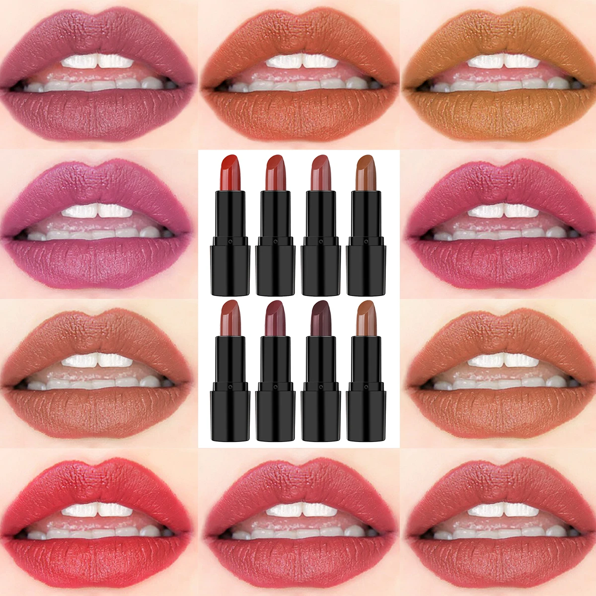 12-Color Moisturizing and Waterproof Velvet Lipstick Moisturizing Matte Non-stick Cup Lipstick Matte Lipstick Matte Lipstick
12-Color Moisturizing and Waterproof Velvet Lipstick Moisturizing Matte Non-stick Cup Lipstick Matte Lipstick Matte Lipstick