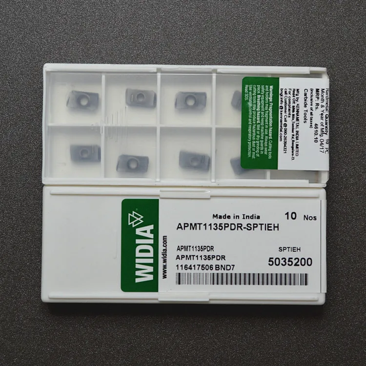 original WIDIA APMT1135PDR SPTIEH APMT1604PDR-SPTIEH R0.8 Cemented carbide inserts CNC blade lathe tool
original WIDIA APMT1135PDR SPTIEH APMT1604PDR-SPTIEH R0.8 Cemented carbide inserts CNC blade lathe tool