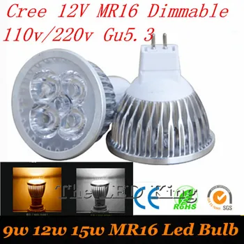 LED Spotlight GU10 GU5.3 E27 MR16 Dimmable Bulb 220V 110V 12V Led Spot Light 3W 4W 5W 9W 12W 15W Aluminum Home Lamparas Led Lamp
LED Spotlight GU10 GU5.3 E27 MR16 Dimmable Bulb 220V 110V 12V Led Spot Light 3W 4W 5W 9W 12W 15W Aluminum Home Lamparas Led Lamp