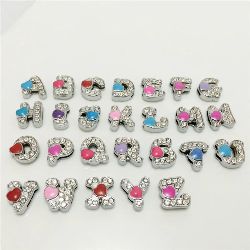 8MM DIY Full Rhinestones Heart Slide Letters "A-Z"Letters Choose Freely Fit 8MM DIY Belt Bracelet SL12
8MM DIY Full Rhinestones Heart Slide Letters "A-Z"Letters Choose Freely Fit 8MM DIY Belt Bracelet SL12