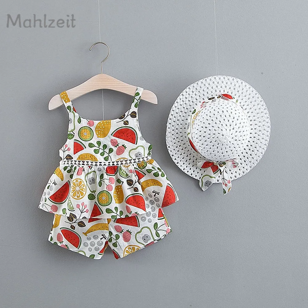 Summer baby girl cool cartoon set clothes cartoon top+pant+hat 3pcs suit for 3-36M baby girl Korean style girl cotton clothes
Summer baby girl cool cartoon set clothes cartoon top+pant+hat 3pcs suit for 3-36M baby girl Korean style girl cotton clothes