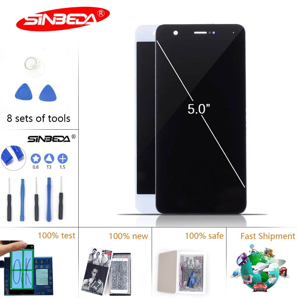 Sinbeda 5.0"LCD For HUAWEI Nova LCD Touch Screen with Frame For HUAWEI Nova LCD Display CAN-L01 / L02 / L03 / L11 / L12 / L13
Sinbeda 5.0"LCD For HUAWEI Nova LCD Touch Screen with Frame For HUAWEI Nova LCD Display CAN-L01 / L02 / L03 / L11 / L12 / L13