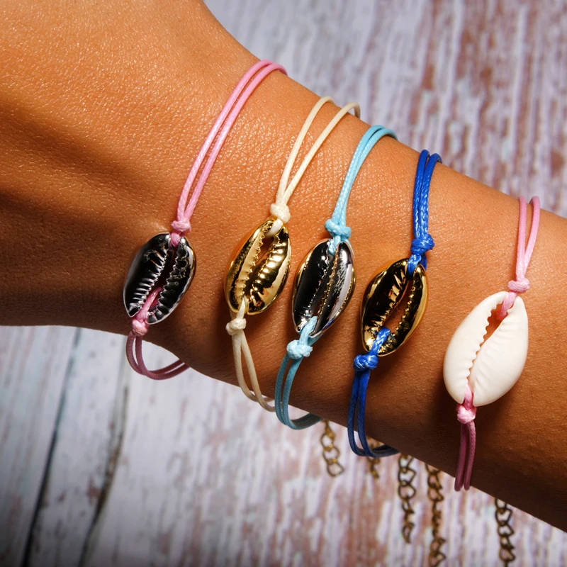 New Puka Natural Cowrie Charm Bracelet for Women Vintage Summer Trendy Friendship Girls Chic Pulseras Femme Jewelry Dropshipping
New Puka Natural Cowrie Charm Bracelet for Women Vintage Summer Trendy Friendship Girls Chic Pulseras Femme Jewelry Dropshipping