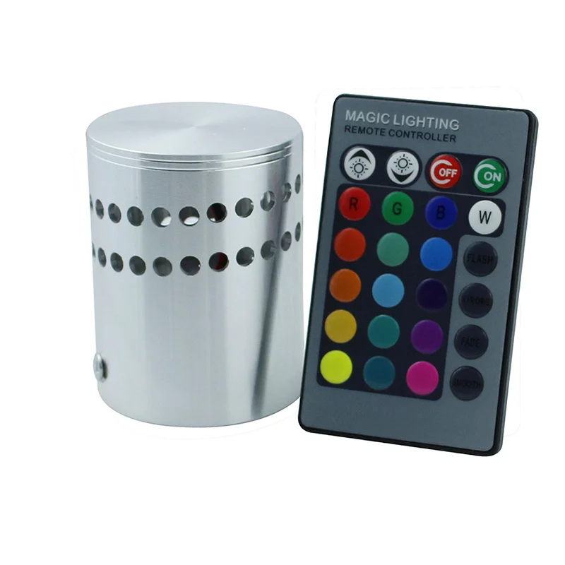 Modern Remote 3W RGB Ceiling Light Aluminum Conch Hollow LED Lamp for Indoor Living Room AC 110V 220V | Лампы и освещение