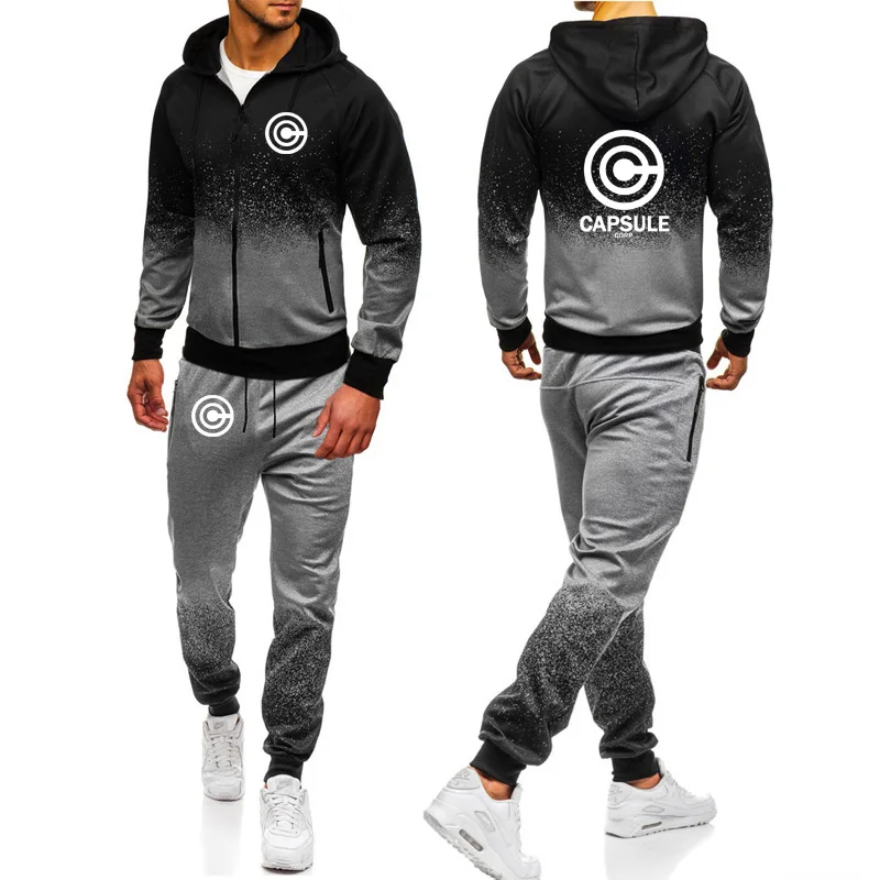 Anime Dragon Ball Gradient Hoodies Men Streetwear CAPSULE CORP print Zipper Jacket Men Sweatshirt Sweatpants Suit 2pcs Tracksuit
Anime Dragon Ball Gradient Hoodies Men Streetwear CAPSULE CORP print Zipper Jacket Men Sweatshirt Sweatpants Suit 2pcs Tracksuit
