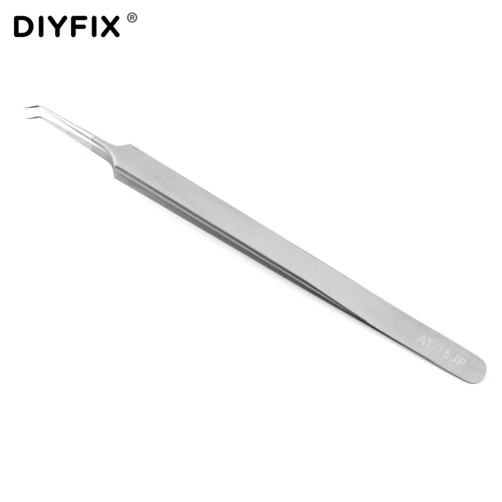 

DIYFIX Ultra Precision Tweezers Ultra Thin Anti Static Clips Forceps For Jewelry Electronic Component Holding Repair Hand Tool