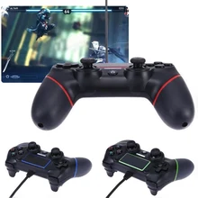 Wired Game Handle For PS4 Controller For Playstation 4 Gamepads Multiple Vibration Used For PS4 Console HOT
Wired Game Handle For PS4 Controller For Playstation 4 Gamepads Multiple Vibration Used For PS4 Console HOT