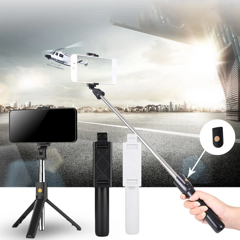 Mobile Phone Holder Tripod Camera With Wireless Bluetooth Remote Self-Timer Artifact Rod For Phones G0pro for xiaomi mi 9 redmi
Mobile Phone Holder Tripod Camera With Wireless Bluetooth Remote Self-Timer Artifact Rod For Phones G0pro for xiaomi mi 9 redmi