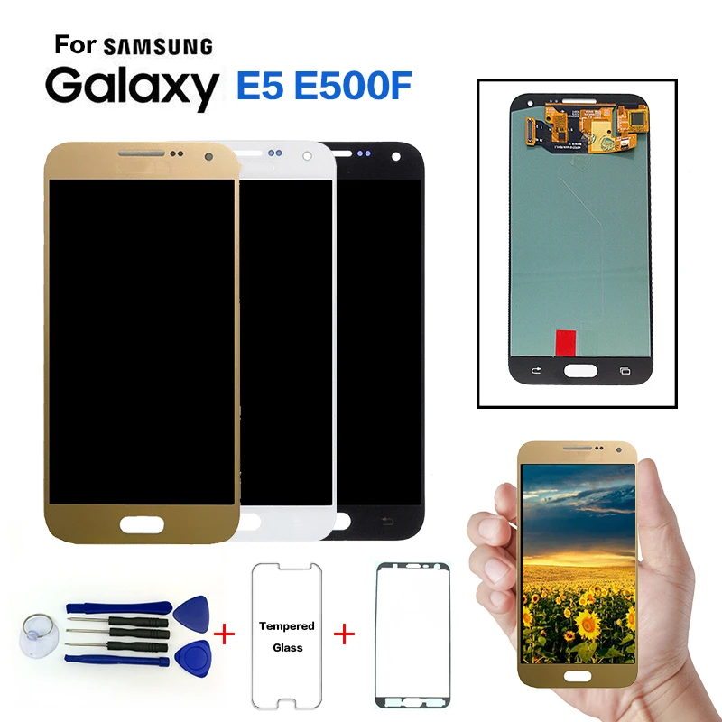 AMOLED For Samsung E5 E500 E500F E500H Display LCD Screen replacement For Samsung SM-E500M E500YZ display screen module
AMOLED For Samsung E5 E500 E500F E500H Display LCD Screen replacement For Samsung SM-E500M E500YZ display screen module
