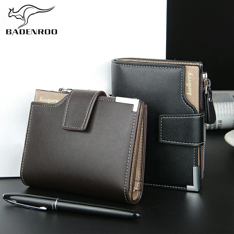 Badenroo Brand Wallet Leather Men Wallet Zipper portfolio Luxury Short Purse Male Purses Coin Cards wallets Monederos Carteira
Badenroo Brand Wallet Leather Men Wallet Zipper portfolio Luxury Short Purse Male Purses Coin Cards wallets Monederos Carteira