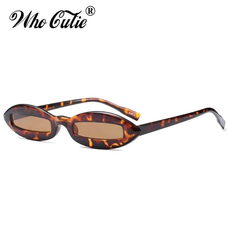 WHO CUTIE 2018 Small Oval Sunglasses Women Brand Designer Vintage Retro Tortoise Shell Cat Eye frame 90S Sun Glasses Shades 584
WHO CUTIE 2018 Small Oval Sunglasses Women Brand Designer Vintage Retro Tortoise Shell Cat Eye frame 90S Sun Glasses Shades 584