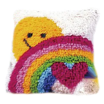 DIY Latch Hook Kits Rug Pillowcase Crocheting Cushion Carpet Canvas Rugs Mat Cartoon Sewing Needlework for Adults Kids Baby Gift
DIY Latch Hook Kits Rug Pillowcase Crocheting Cushion Carpet Canvas Rugs Mat Cartoon Sewing Needlework for Adults Kids Baby Gift