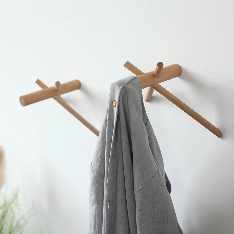 Creative Solid Wood Hook Cloth Hanger Moden Simple Wooden Wall Hat Clothes Hook Hanging Clothes Rack
Creative Solid Wood Hook Cloth Hanger Moden Simple Wooden Wall Hat Clothes Hook Hanging Clothes Rack