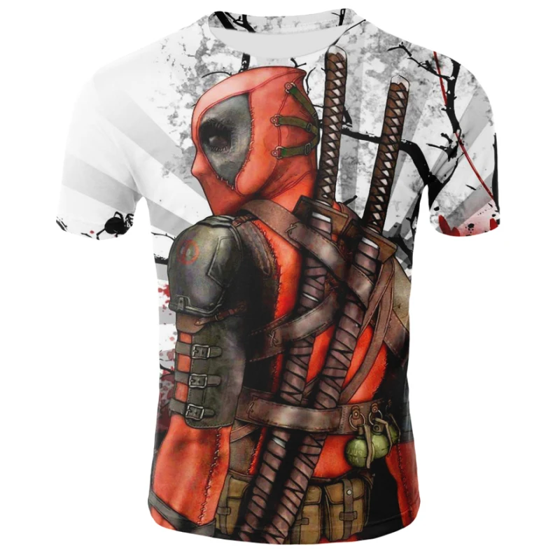 New Harajuku American Manga Deadpool T-shirt Super Hero T-shirt Men and women Cartoon Character 3D T-shirt Funny Casual T-Shirt
New Harajuku American Manga Deadpool T-shirt Super Hero T-shirt Men and women Cartoon Character 3D T-shirt Funny Casual T-Shirt
