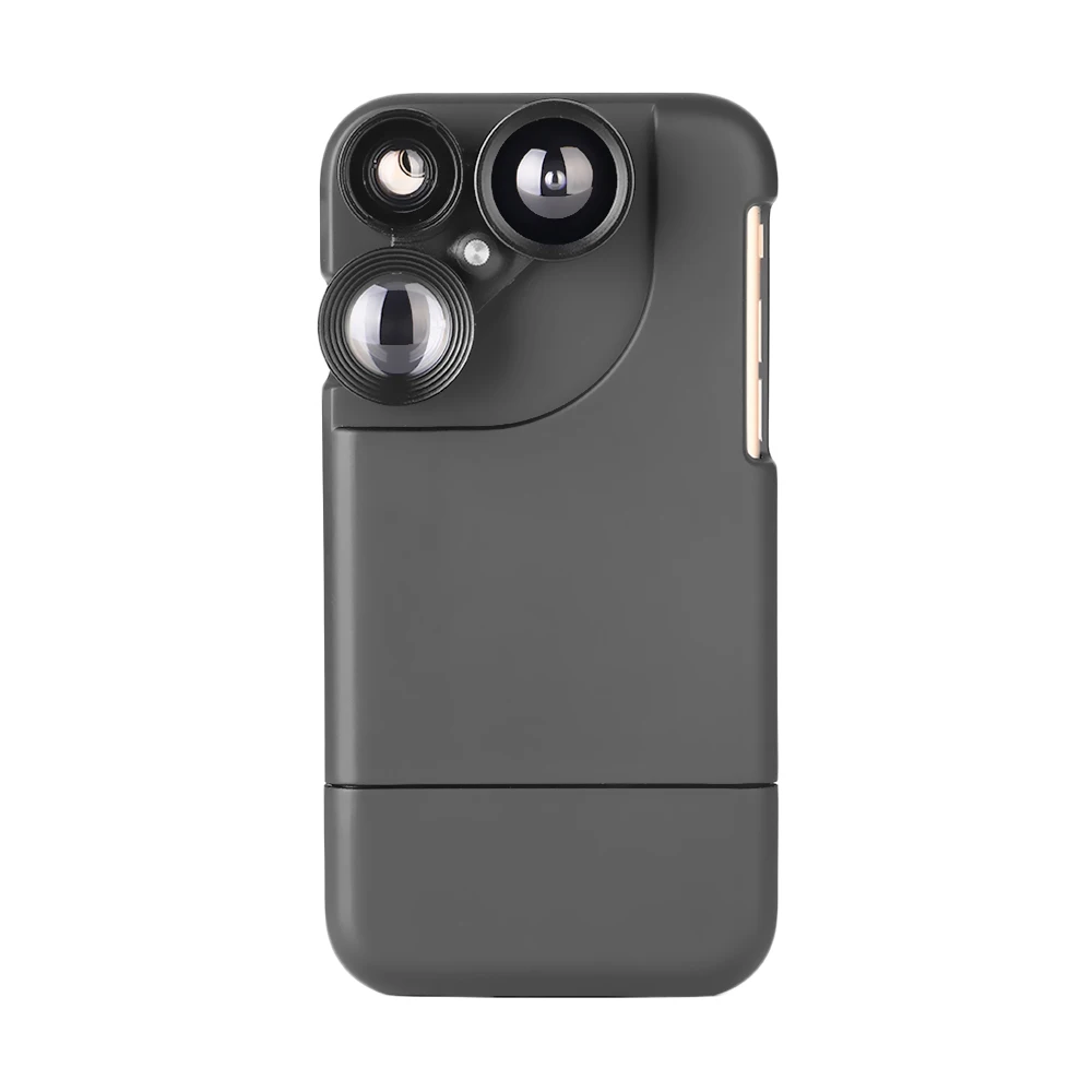ET Rotary Phone Lens Case Multifunctional Macro Fisheye Wide Angle Lens Phone Case Lenses Full Coverage for iPhone 6 7 8 Plus
ET Rotary Phone Lens Case Multifunctional Macro Fisheye Wide Angle Lens Phone Case Lenses Full Coverage for iPhone 6 7 8 Plus