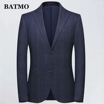 BATMO 2019 new arrival autumn high quality plaid casual blazer men,men's navy blue suits jackets ,1917
BATMO 2019 new arrival autumn high quality plaid casual blazer men,men's navy blue suits jackets ,1917