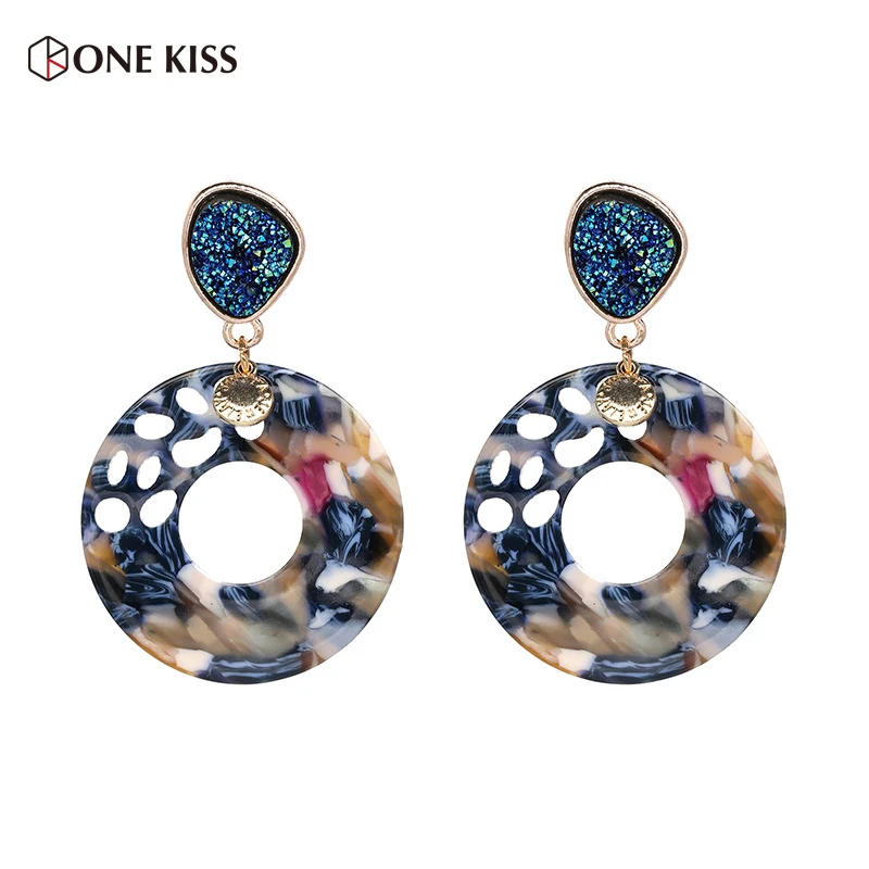New Trendy Multi Color Resin Big Round Acrylic Dangle Drop Earrings for Women Colorful Geometry Statement Earrings ZA Jewelry
New Trendy Multi Color Resin Big Round Acrylic Dangle Drop Earrings for Women Colorful Geometry Statement Earrings ZA Jewelry