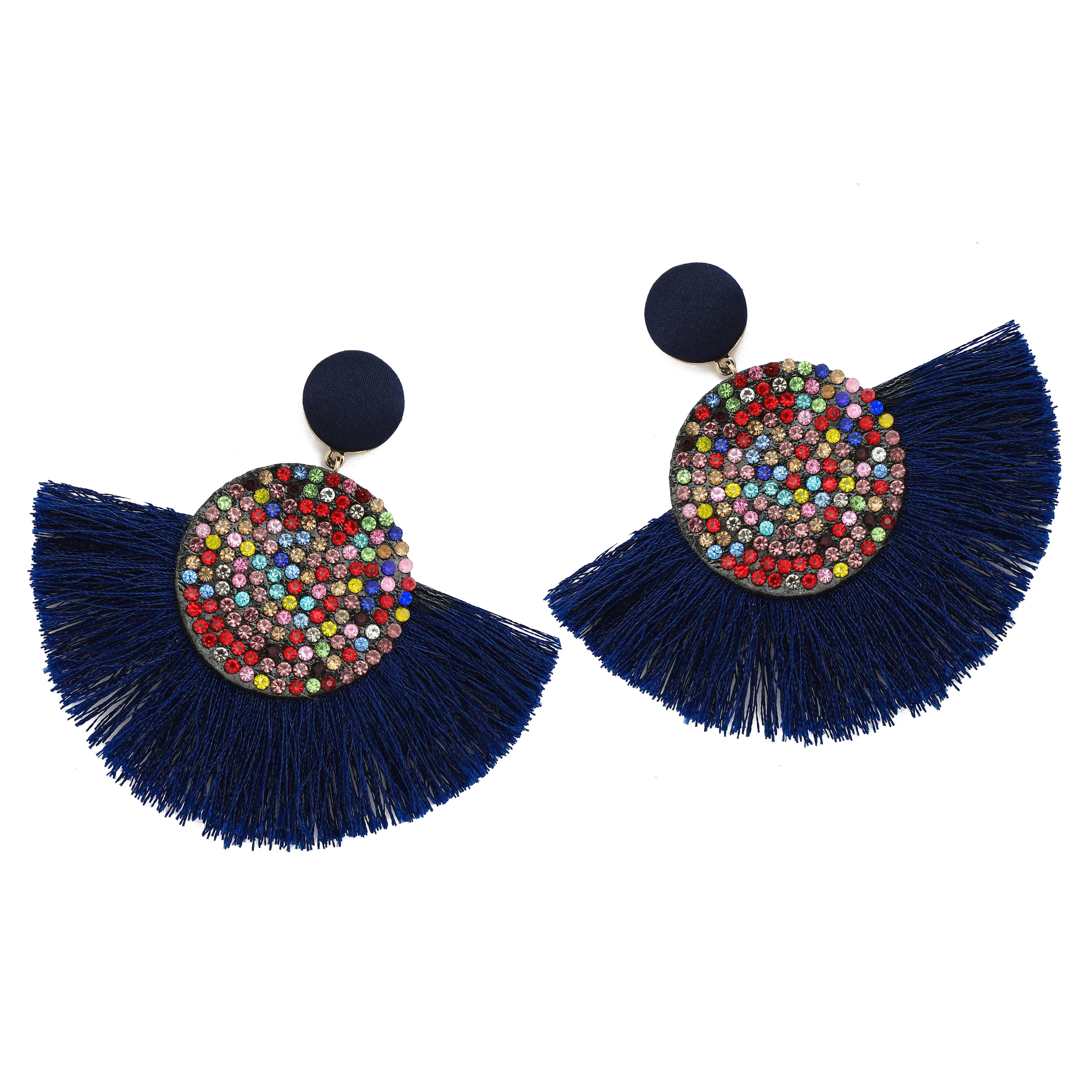 2019 Tassel earrings bohemian statement luxury long earring valentine's handmade women geometric fringe fashion big rhinestone
2019 Tassel earrings bohemian statement luxury long earring valentine's handmade women geometric fringe fashion big rhinestone