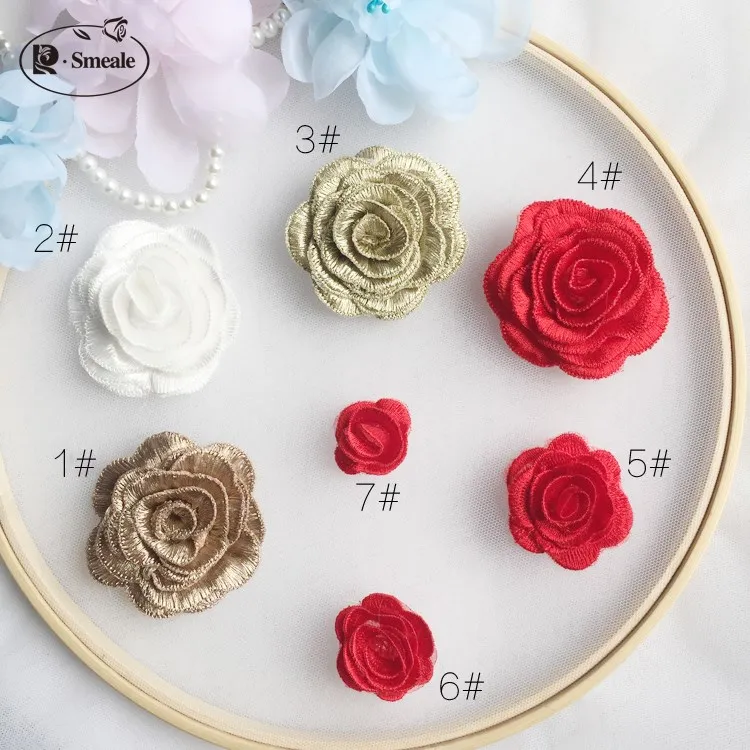 10pcs New fashion 6 styles can be selected 3D Rose cloth paste Wedding Dress Adornment DIY clothing accessories RS1988
10pcs New fashion 6 styles can be selected 3D Rose cloth paste Wedding Dress Adornment DIY clothing accessories RS1988