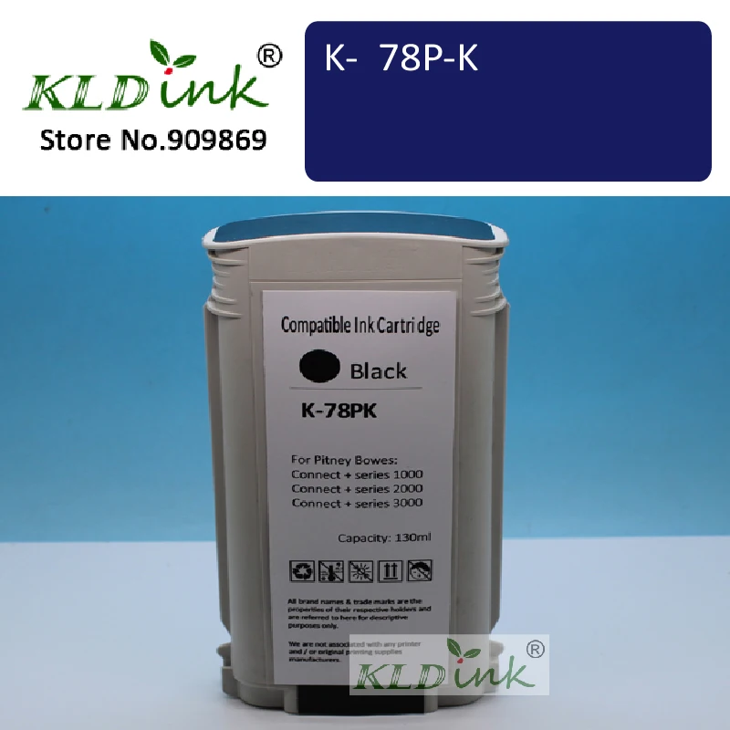 Совместимый чернильный картридж 78P-K для Pitney Bowes Connect + 1000 Series, Connect + 2000 , Connect + 3000 Series
Совместимый чернильный картридж 78P-K для Pitney Bowes Connect + 1000 Series, Connect + 2000 , Connect + 3000 Series